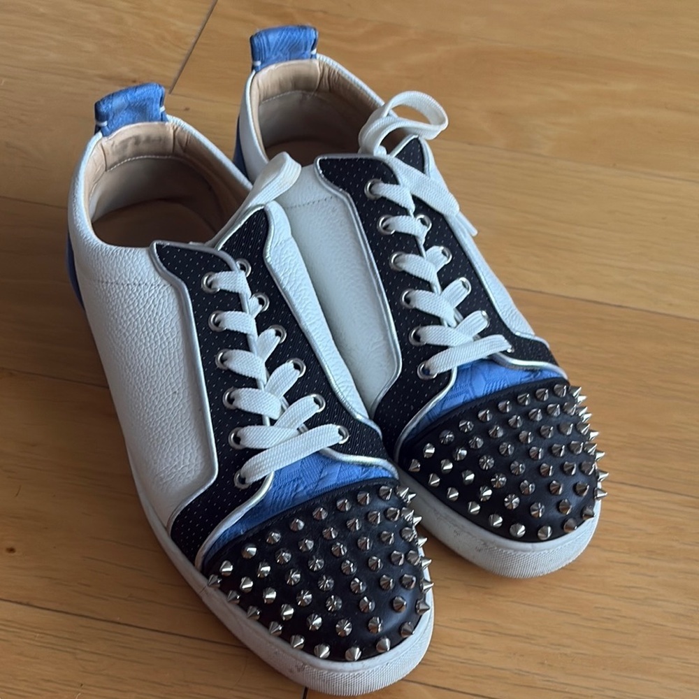 Christian Louboutin Louis Junior Spikes Orlato Flat Sneakers